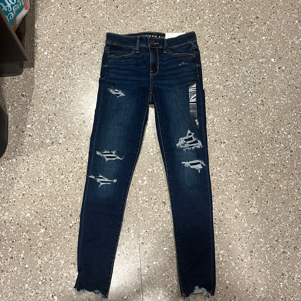 never worn dark skinny jeans